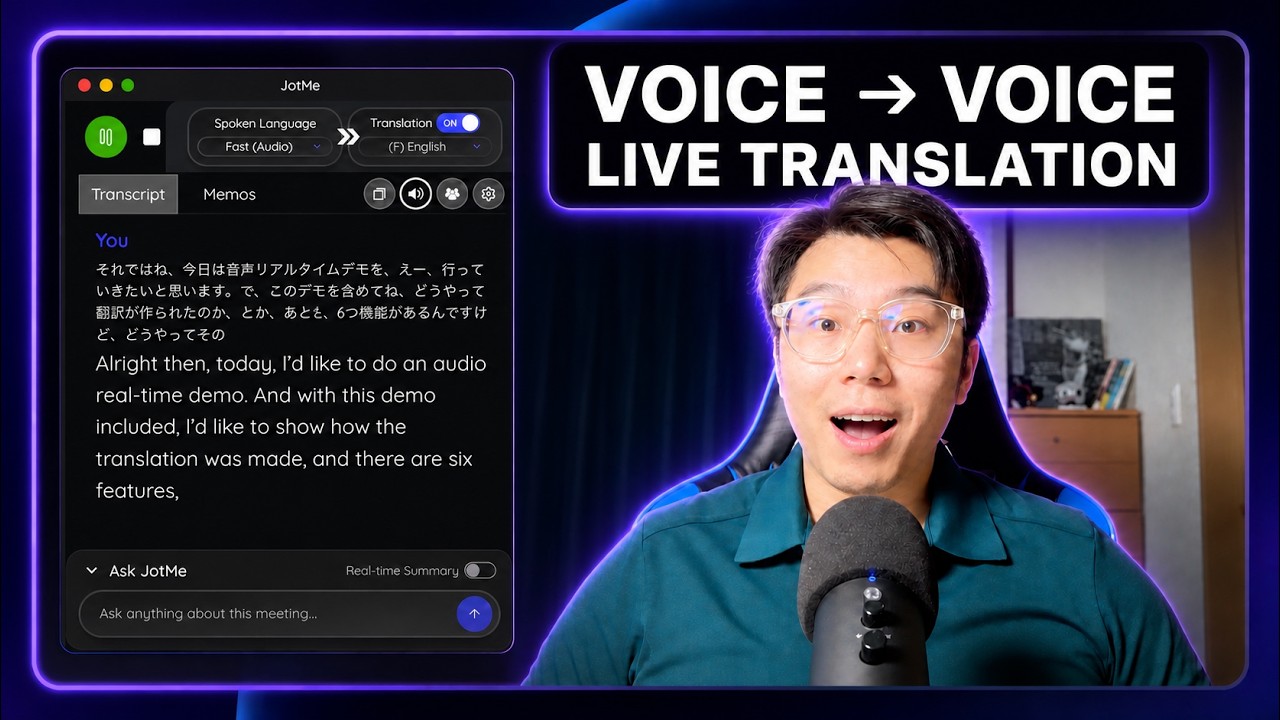 AI Voice Translator | JotMe