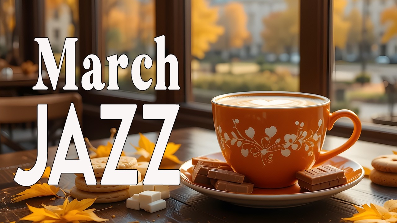 Positive Jazz Music ☕ Gentle Bossa Nova Coffee Ambience for Peaceful Focus and Happy Mood.