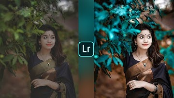 Lightroom aqua and orange effect photo editing || Lightroom background colour change preset 😍