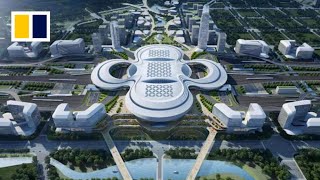 Proposed Chinese train station looks like 'sanitary pad'