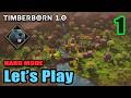 Unconventional - Hard Map Oasis and Pressure with Iron Teeth. Beaver Day. Timberborn - Full Release