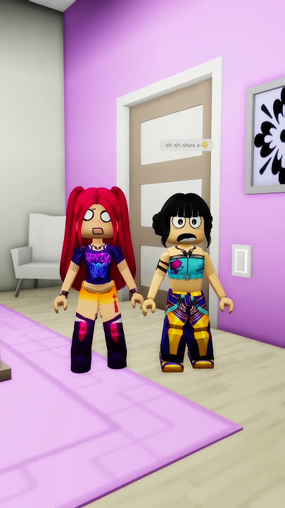 Rumi thought they wouldn't accept her because her patterns...😔🥹#robloxshorts #roblox