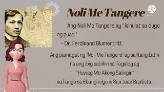 Talambuhay ni Rizal | Kaligirang Pangkasaysayan ng Noli me Tangere Talambuhay ni Rizal | Kaligirang Pangkasaysayan ng Noli me Tangere