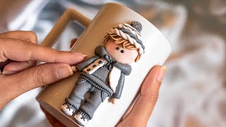 DIY Gift for Boys | Polymer Clay Mug Tutorial