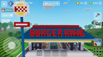 Block Craft 3D: Building Simulator Games For Free Gameplay #1482  (iOS & Android) | Burger King