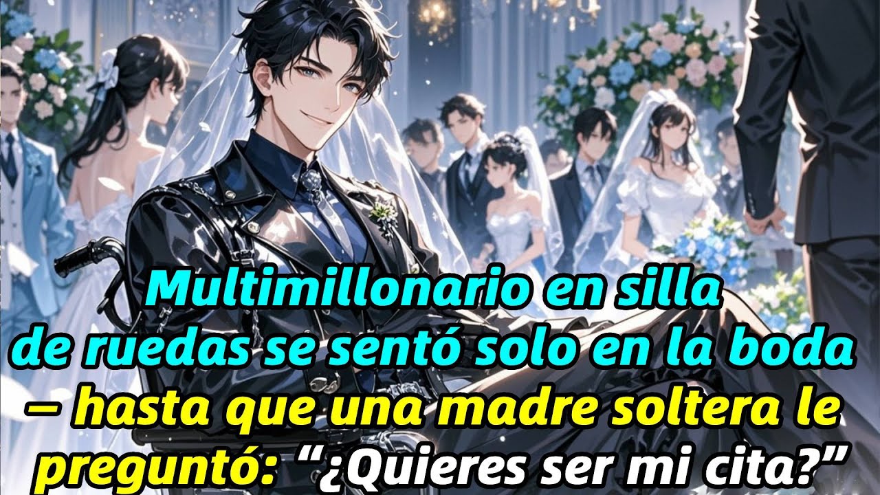 Multimillonario en silla de ruedas se sentó solo en la boda — hasta que una madre soltera le pregunt