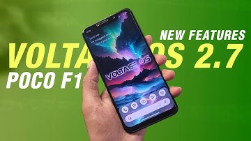 POCO F1 - Voltage OS 2.7 Update - Android 13 QPR3 - New Features & August Security Patch