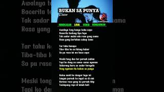 BUKAN SA PUNYA