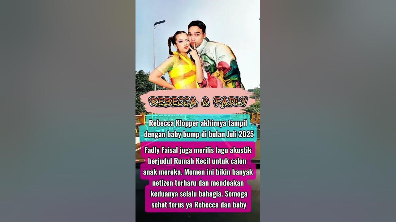 Rebecca Klopper Pamer Baby Bump! Fadly Faisal Nyanyi untuk Calon Baby #shorts #trending #viral #fyp