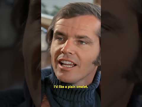 I'd Like A Plain Omelet | Jack Nicholson Movie Shorts Quotes Jacknicholson