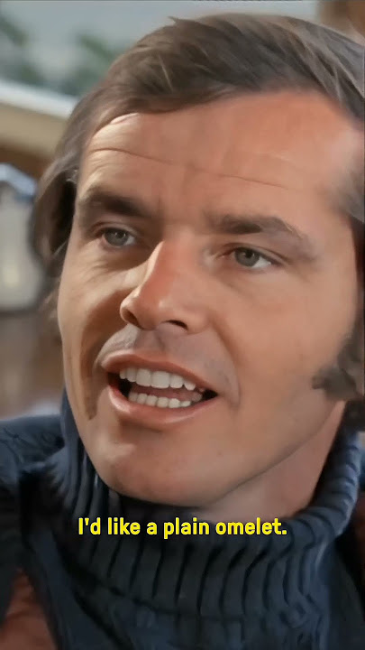 i'd like a plain omelet | Jack Nicholson #movie #shorts #quotes #jacknicholson