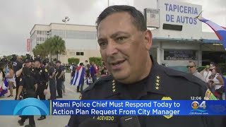 Time Running Out For Miami Police Chief Art Acevedo To Submit Action Plan