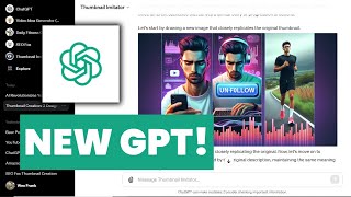 NEW GPT that recreates YouTube thumbnails (free inside ChatGPT)