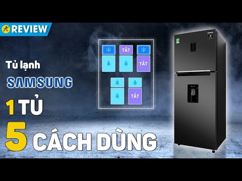 Tủ lạnh Samsung 360L: bơm nước làm đá, dùng ngăn đá như ngăn lạnh (RT35K5982BS/SV) • Điện máy XANH