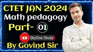 ctet math pedagogy l math pedagogy l By Govind Sir l SkyOne Study ctet ?