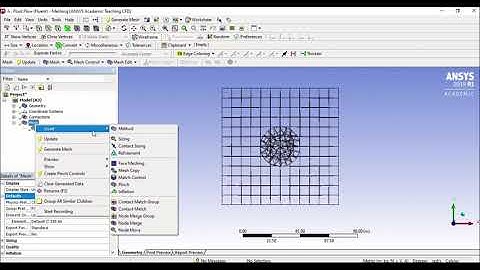 Advanced meshing options (type, element size) - Part 1