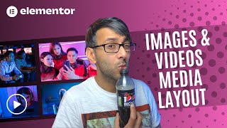 Custom Media Layout with Images and Videos  Elementor Wordpress Tutorial