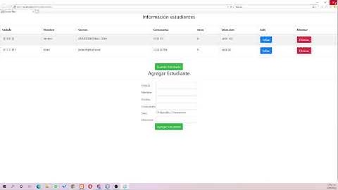 CRUD JSF Y conexión base de datos JSF