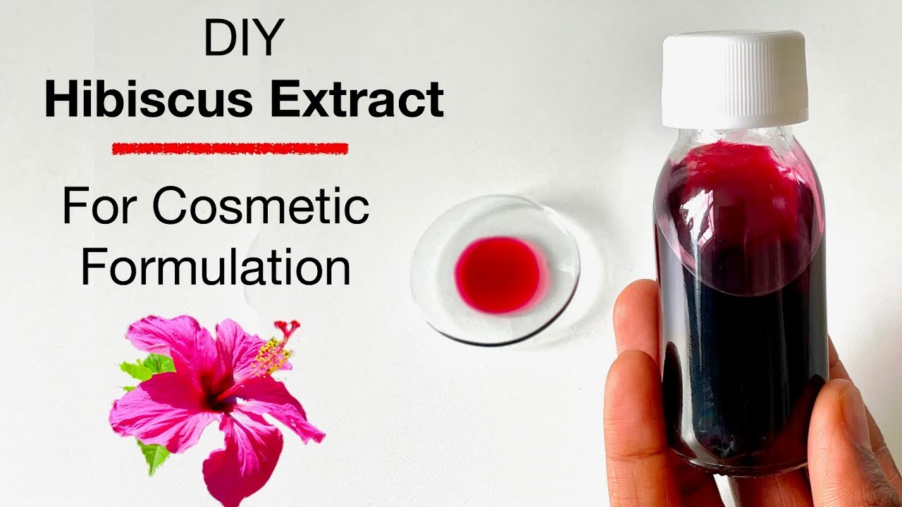 how-to-prepare-hibiscus-extract-for-cosmetic-formulation-youtube