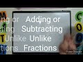 TAGALOG: Addition & Subtraction of Fractions #TeacherA #MathinTagalog