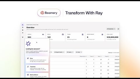 Ray (Agentic AI Advisor) Demo: Beamery Workforce Intelligence Suite