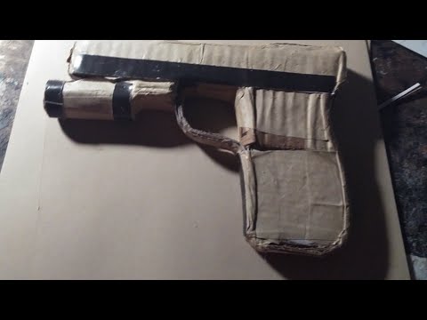 Glock P18C Cardboard