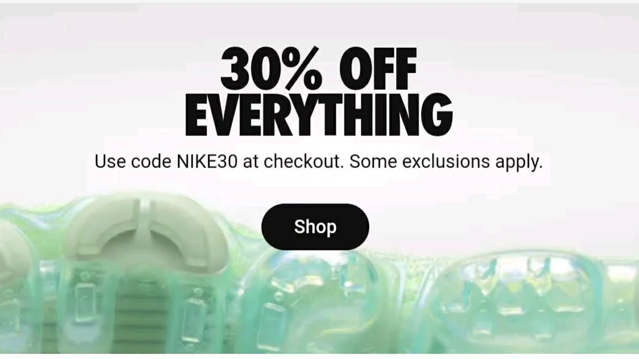 Perder la paciencia Calamidad Espíritu Nike discounts 30% - promo code -nike30 - YouTube