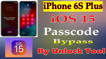 iPhone 6S Plus iOS 15 Passcode Bypass By Unlock Tool