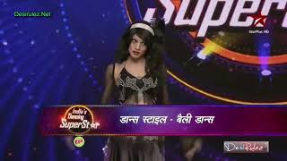 21 year old Alex Mapeleena Belly Dancer suprises India' Dancing Superstar judges with his act