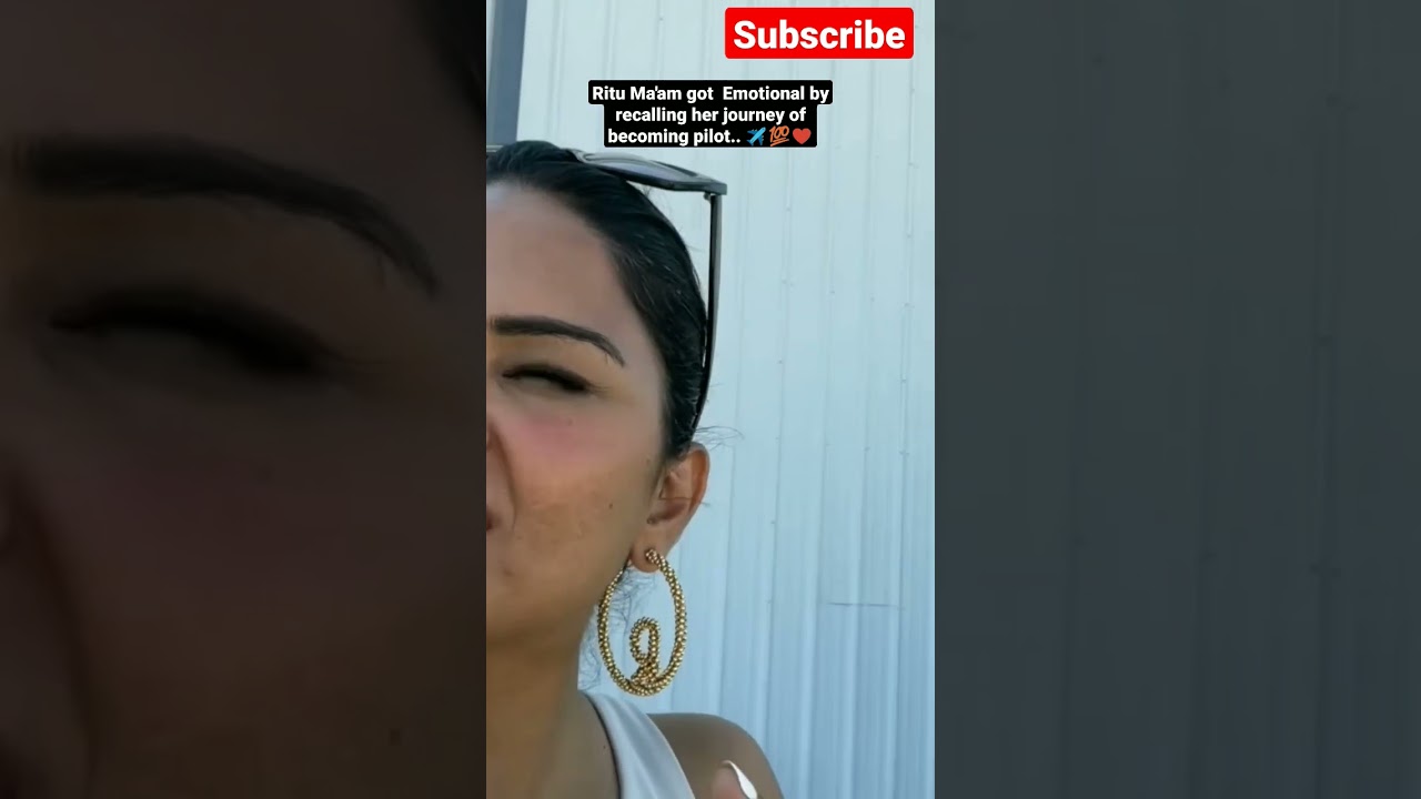 Ritu ma'am got emotional by recalling her journey of becoming a pilot ✈️💯♥️ 