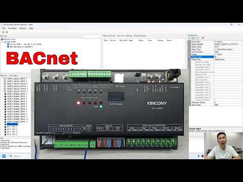 BACnet with KinCony ESP32-S3 Board | Yabe BACnet Explorer Demo