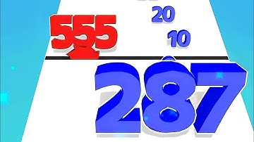 Number Merge Run Mast er 3D New update Gameplay Level 95