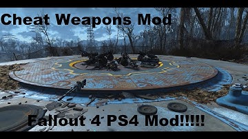 Awesome Fallout 4 Cheat Weapons PS4 MOD