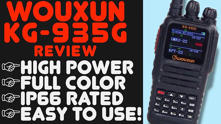 Wouxun KG-935G GMRS HT - Newest High Power GMRS Walkie Talkie From Wouxun -  My NEW Favorite GMRS HT