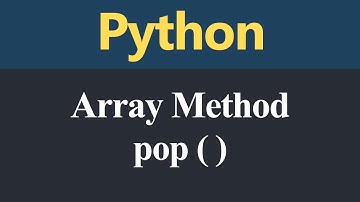 pop Method in Python (Hindi)