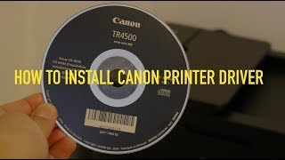 how to install canon printer driver in windows 10 review?