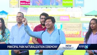 Principal Park naturalization ceremony