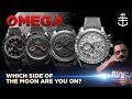 4 new Omega Speedmaster Dark Side of the Moon &amp; Grey Side of the Moon