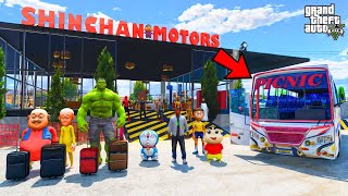 Franklin Start A New Bus Trip Journey With Avengers In Gta 5