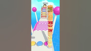 Pancake Run 🧁🥮 Gameplay Walkthrough All Levels Android İos Part 27 #shorts