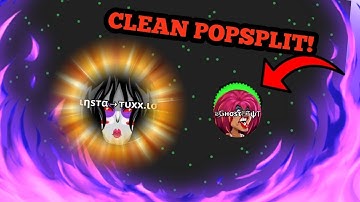 🔴CLEAN POPSPLIT!🔴 | Agario Mobile God!? | Destroying Teams✔