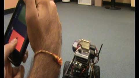 Control a Robotic Vehicle using iPhone