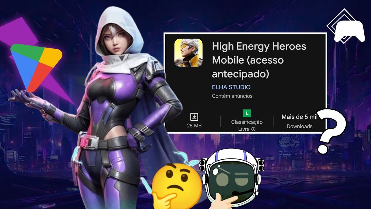 O APEX LEGENDS MOBILE VOLTOU! 🔥 HIGH ENERGY HEROES AO VIVO! 🔥 SE