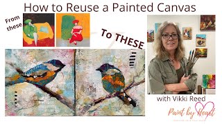 How To Reuse A Painted Canvas