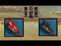 Venetian Galley vs Corsair Galley (Age of Pirates MOD)