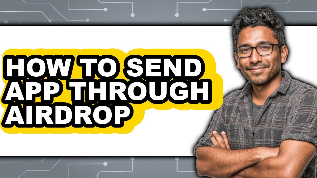 How to Send App Through Airdrop (updated) - YouTube