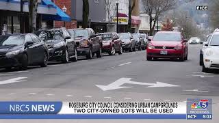 Roseburg City Council considering creating urban campgrounds