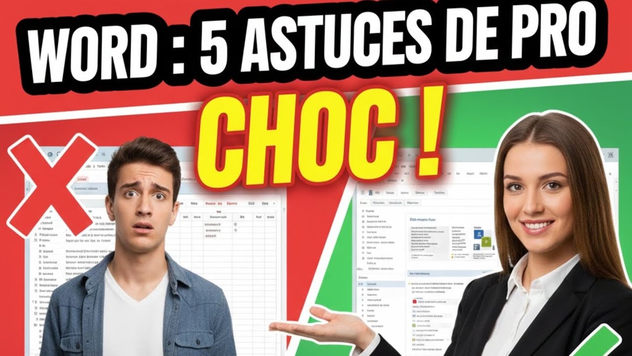 Arrêtez d'utiliser WORD comme un débutant ! 🛑 5 secrets de PRO dévoilés ✨