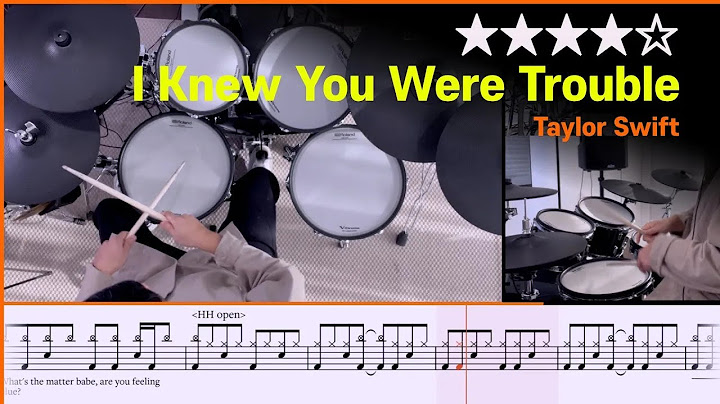 I Knew You Were Trouble Drums version - Drums performance video thumbnail