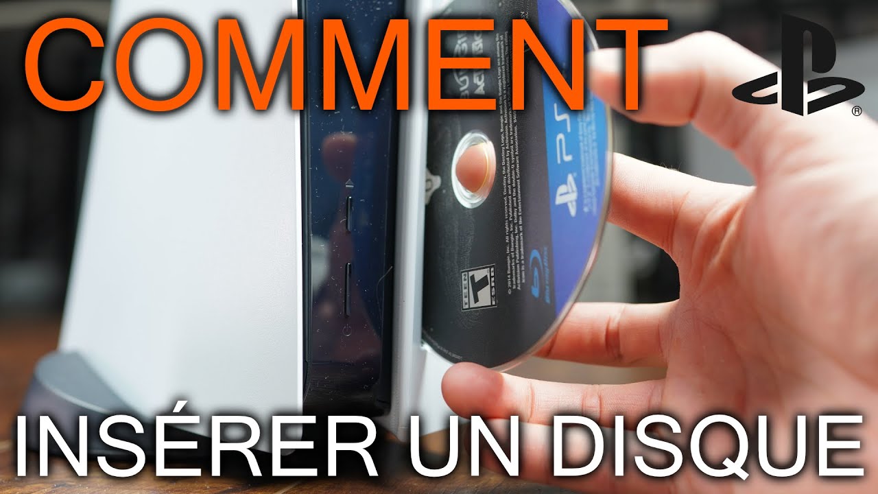 Comment insérer un disque dans la PS5 (Playstation 5) 